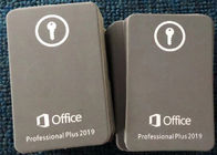 Pro profissional de Microsoft Office mais 2019 o produto chave, cartão chave do escritório 2019