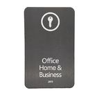 O retalho 2019 do cartão chave de código chave da licença do Mac do PC do HB do escritório do retalho do negócio caseiro de Microsoft Office 2019 selou o pacote