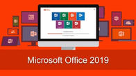 Escritório retalho de 2019 home e do negócio, retalho 2019 do cartão chave da licença do PC de Microsoft Office H&amp;B