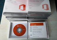 Multi licença padrão do escritório 2016 de Languague, caixa do retalho de Microsoft Office 2016 FPP DVD