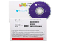Ativação profissional da licença da vitória 10 genuínos FPP do bocado DVD do pacote 64 do OEM do software de Microsoft Windows 10 pro