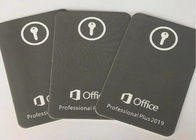 Profissional de Microsoft Office 2019 mais a relação da transferência do cartão chave da ativação em linha diretamente