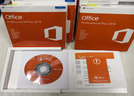 Código 100% chave de Microsoft Office 2016 em linha da ativação pro mais o cartão 32bit 64bit DVD
