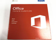 Casa de Microsoft Office do inglês e chave 2016 do produto do estudante nenhuma caixa do retalho da versão de Pkc do disco