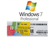 Etiqueta da licença do COA do profissional da vitória 7 chaves genuínos da língua da licença de Microsoft Windows 7 multi pro